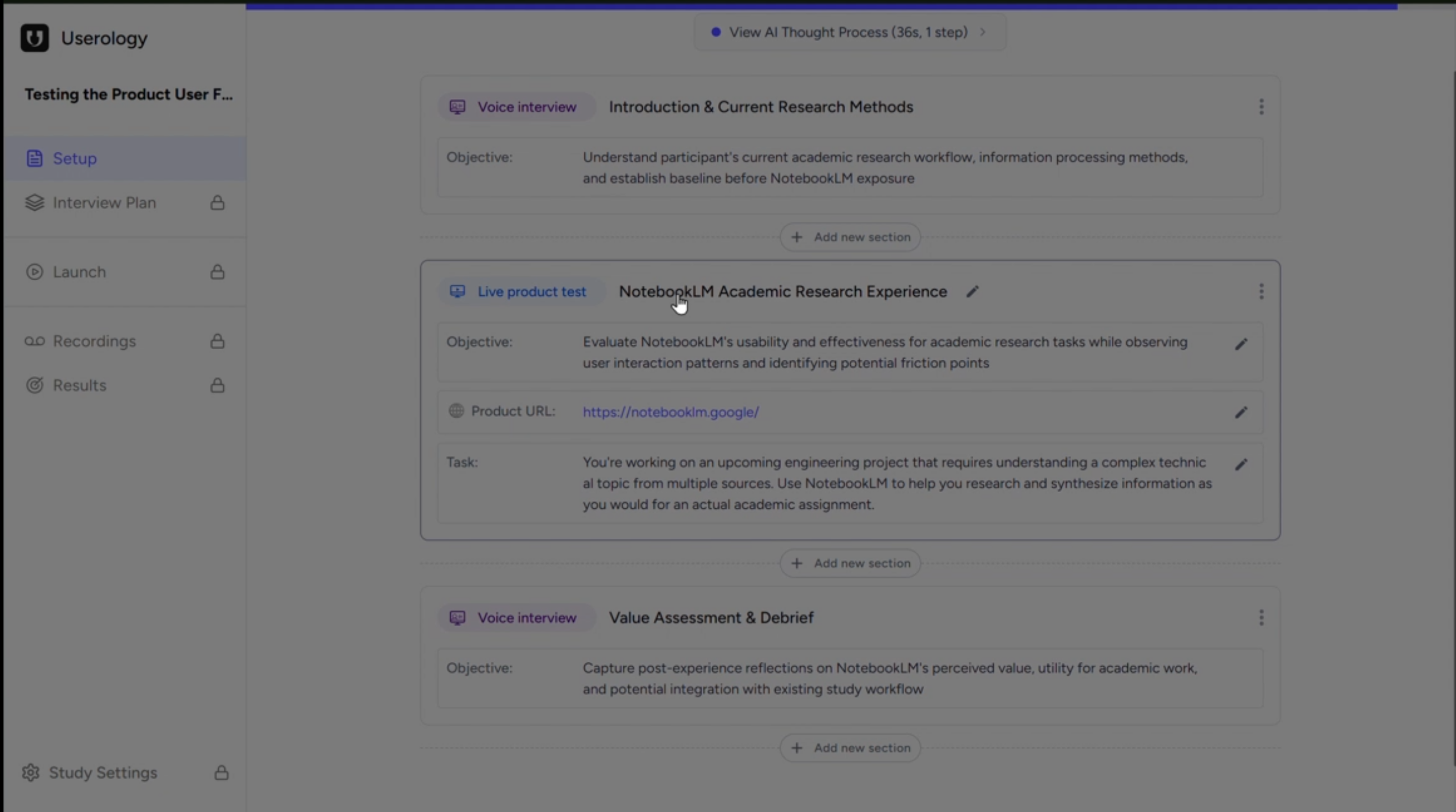 Step 6: Review Interview Plan Scope