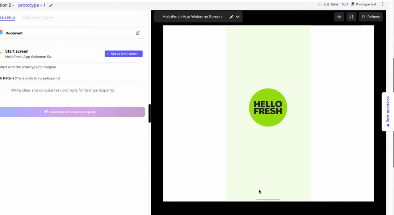 Modifying prototype size like in Figma