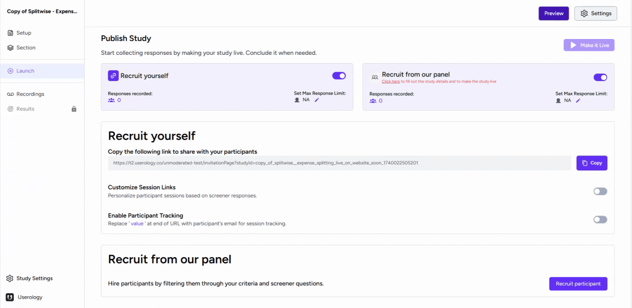 Navigating to the Legal Agreement option in Settings