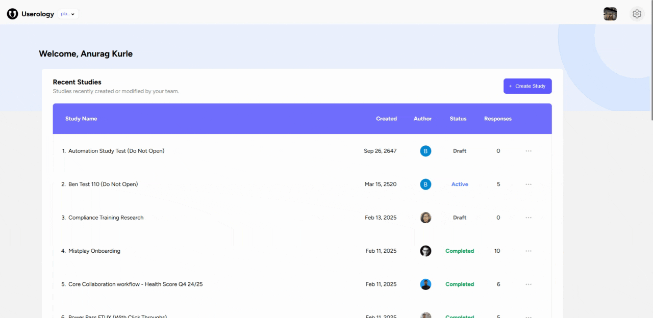 Accessing the Manage Team settings