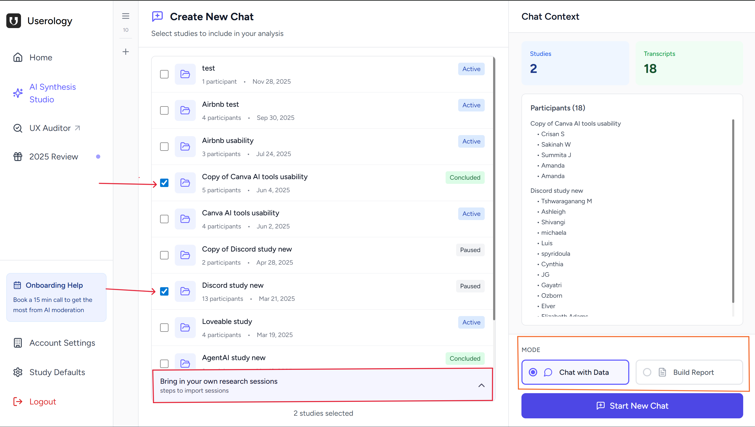 Selecting Studies for Analysis